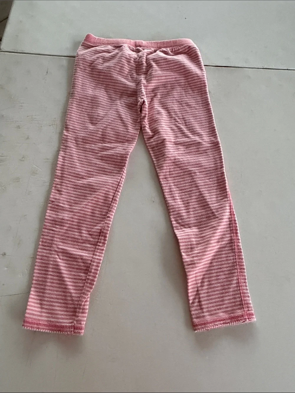 GAPKIDS Pink and White Striped Girls' Pajama Bottoms